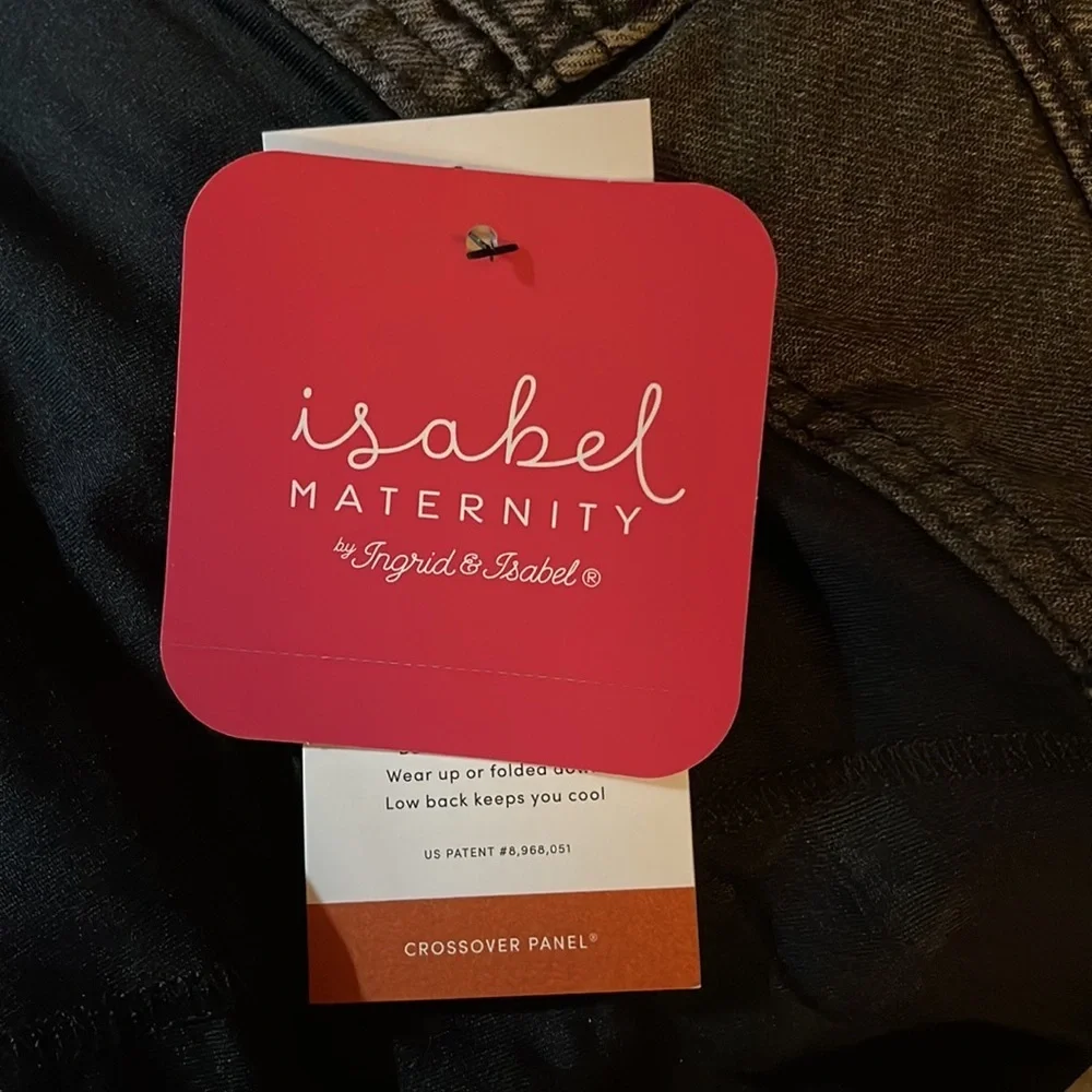 ISABEL MATERNITY by Ingrid & Isabel Over Belly Boyfriend Maternity Jeans Black - Picture 5 of 5